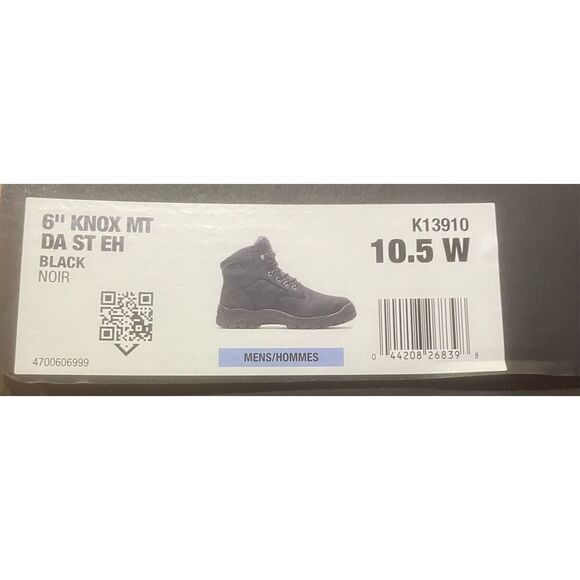 Hytest Men’s Knox Guard Steel Toe 6" Work Boot 10.5 - Picture 1 of 8